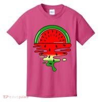 Watermelon Fruit Summer Sunset Kids T-Shirt thumb 0
