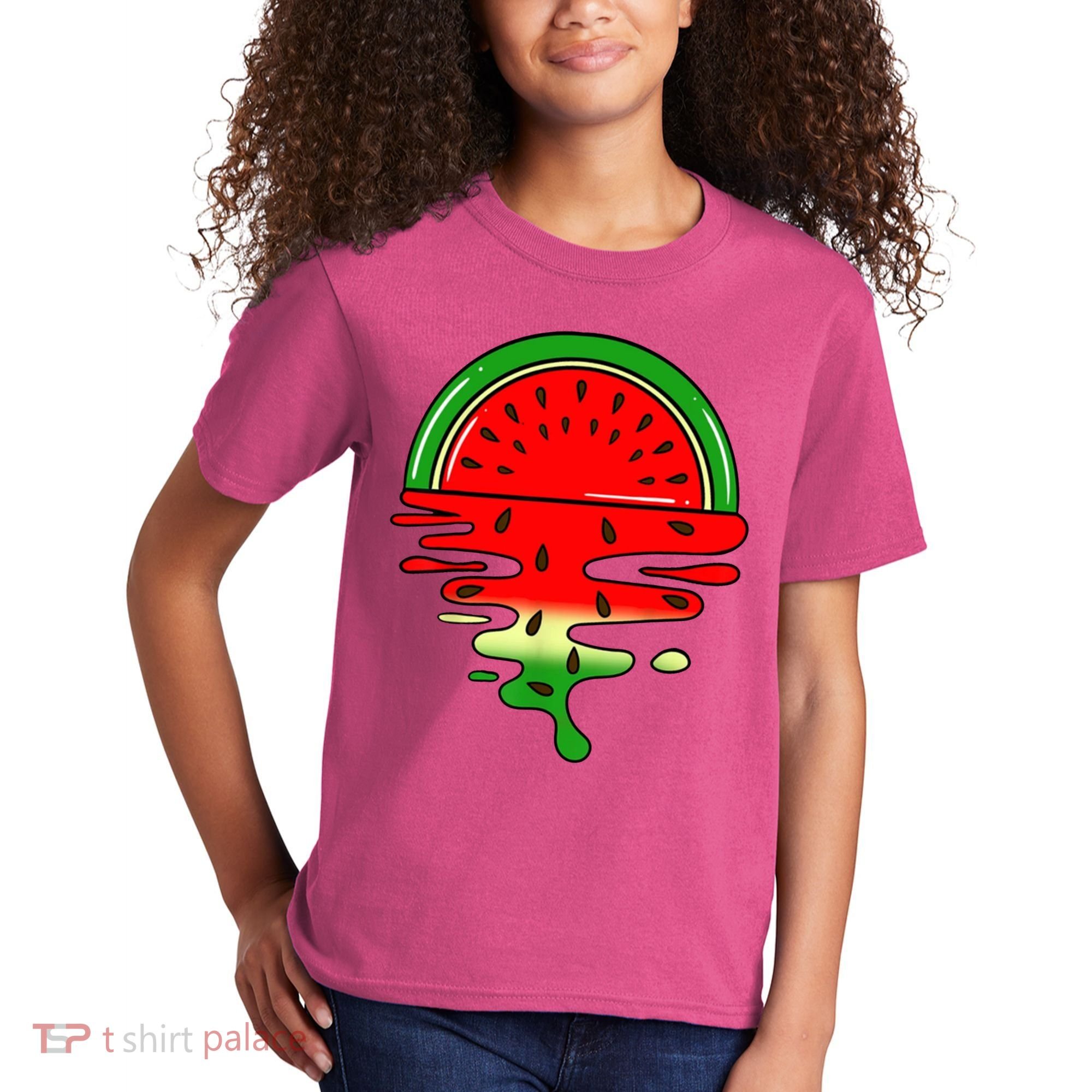 Watermelon Fruit Summer Sunset Kids T-Shirt