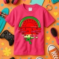 Watermelon Fruit Summer Sunset Kids T-Shirt thumb 3