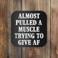 Workout Funny Saying Gym Quote Sarcastic Exercise Fitness Coaster thumb 0