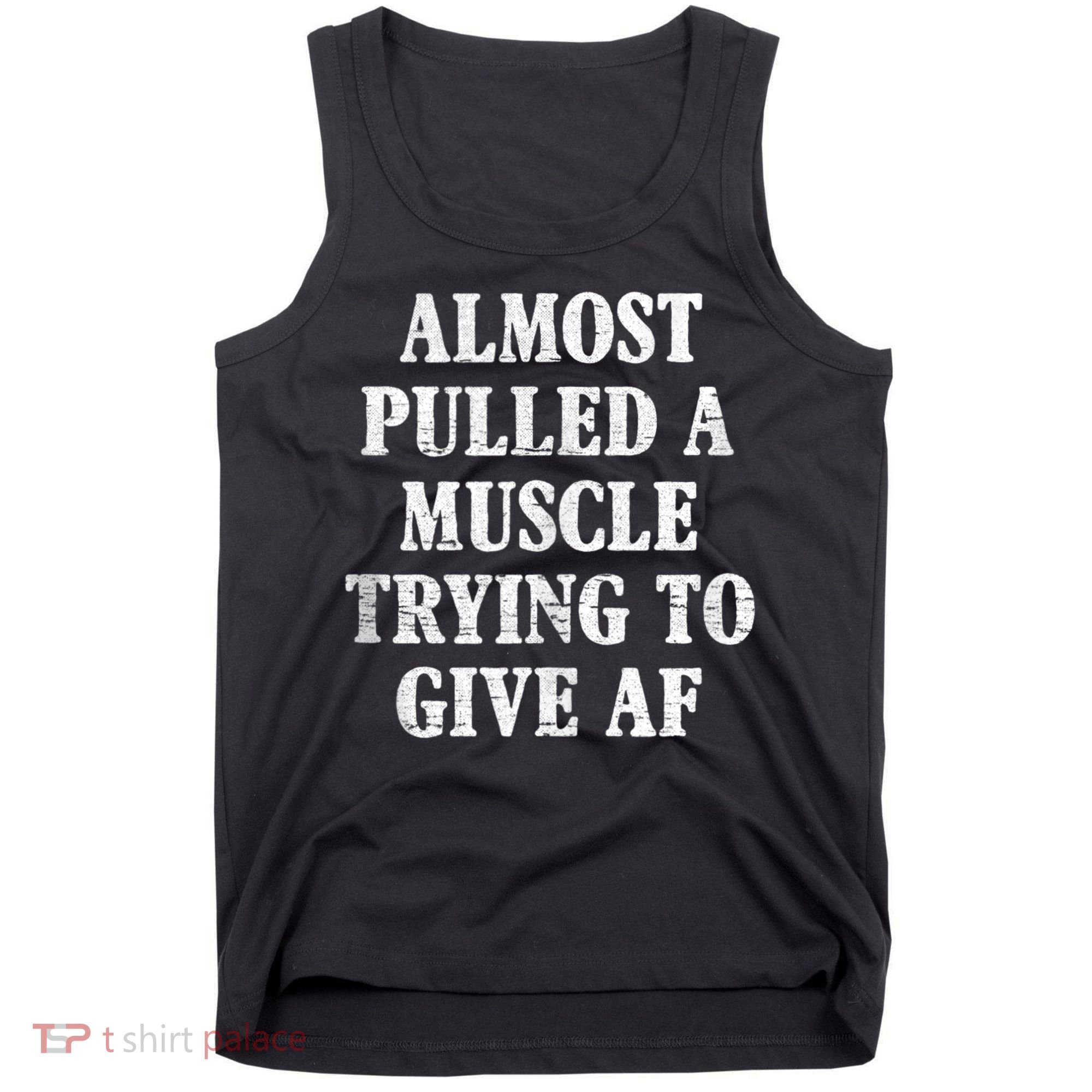 Workout Funny Saying Gym Quote Sarcastic Exercise Fitness Tank Top