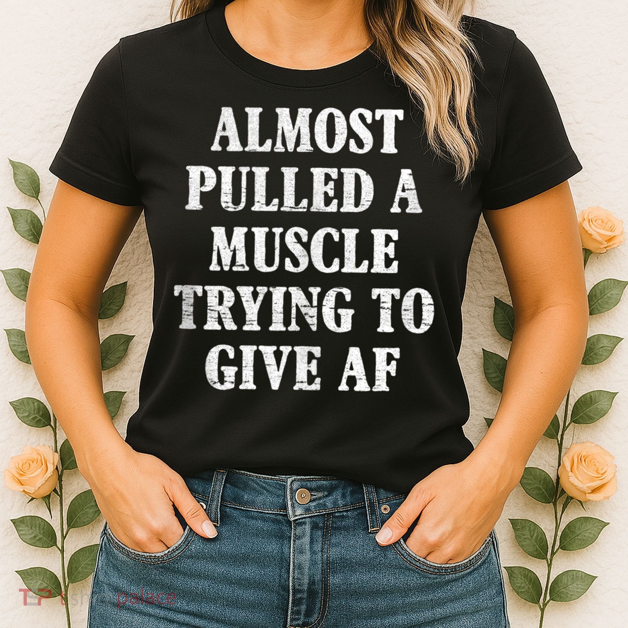Workout Funny Saying Gym Quote Sarcastic Exercise Fitness Women's T-Shirt
