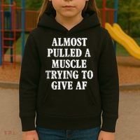 Workout Funny Saying Gym Quote Sarcastic Exercise Fitness Kids Hoodie thumb 3