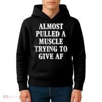 Workout Funny Saying Gym Quote Sarcastic Exercise Fitness Kids Hoodie thumb 4