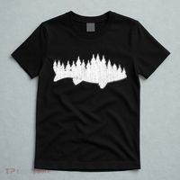 Walleye Fishing Sauger Fisherman Pine Forest Treeline T-Shirt thumb 5