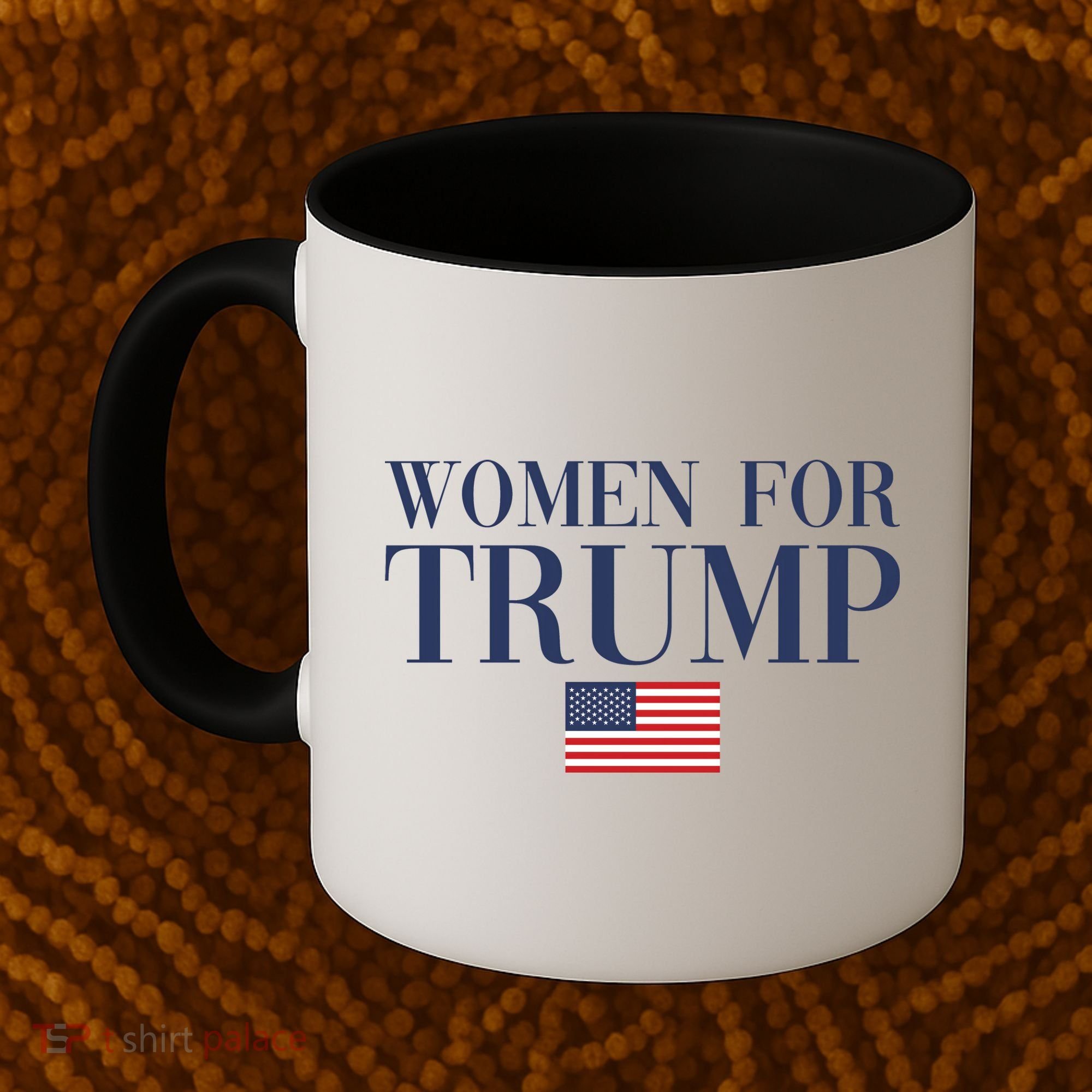 Women For Trump American Flag Coffee Mug