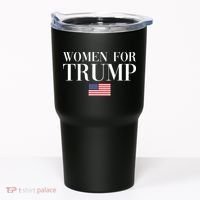 Women For Trump American Flag Tumbler thumb 0