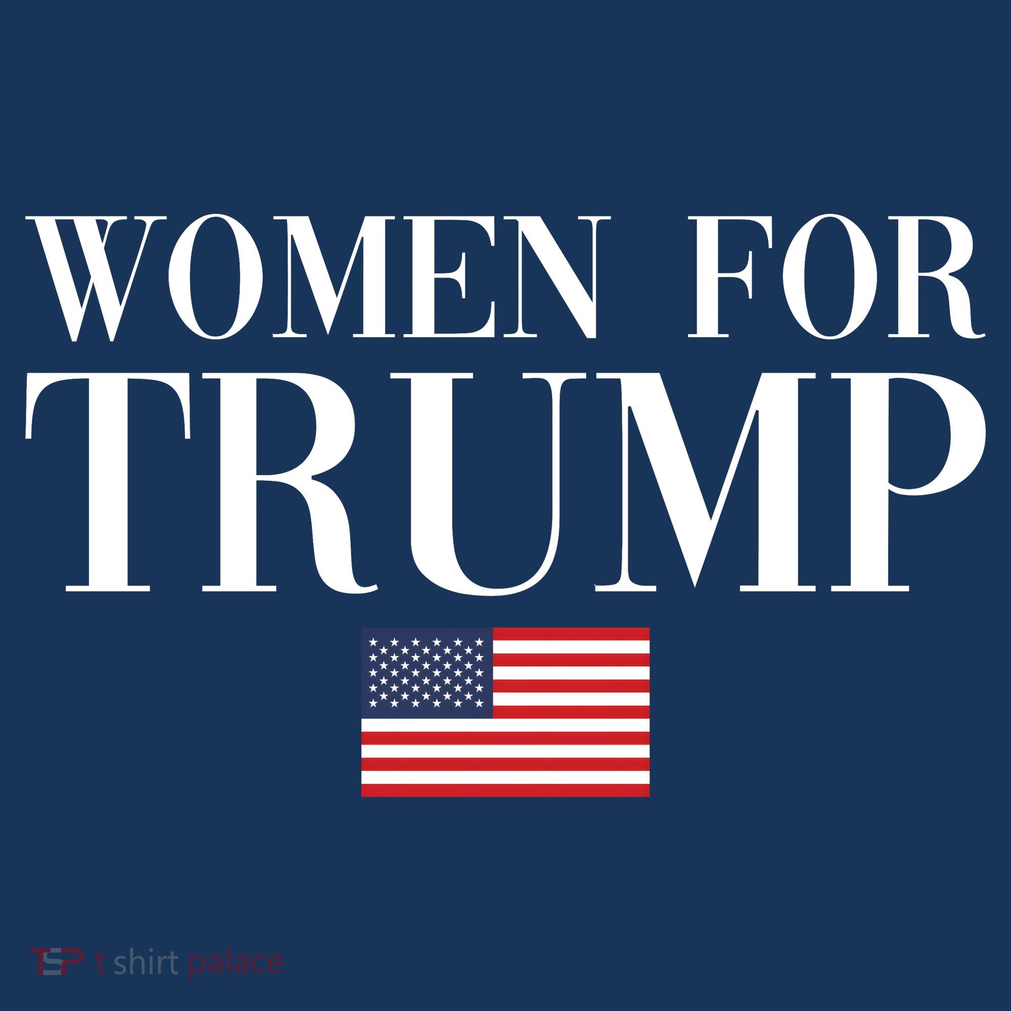 Women For Trump American Flag Coaster