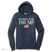 Women For Trump American Flag Women's Hoodie thumb 0