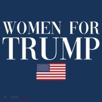 Women For Trump American Flag Women's Hoodie thumb 2