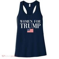 Women For Trump American Flag Women's Tank Top thumb 0
