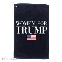 Women For Trump American Flag Golf Towel thumb 0