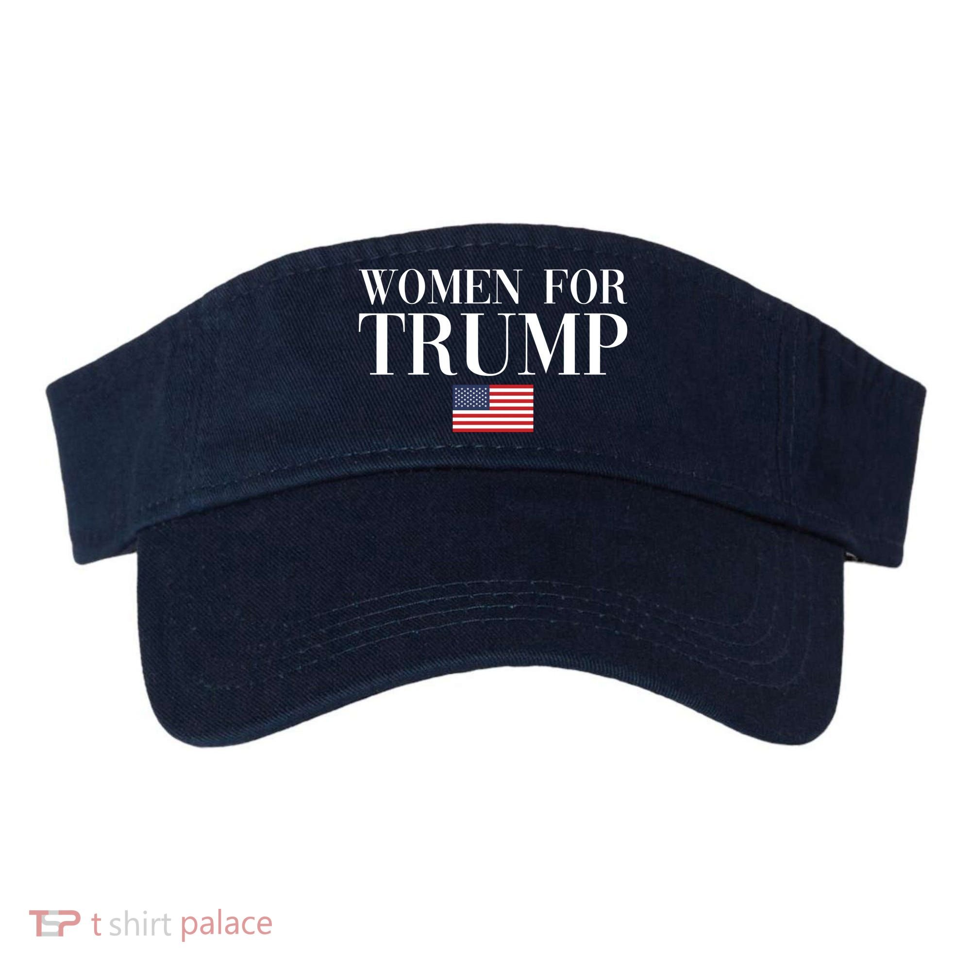 Women For Trump American Flag Visor