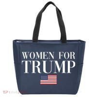 Women For Trump American Flag Tote Bag thumb 0