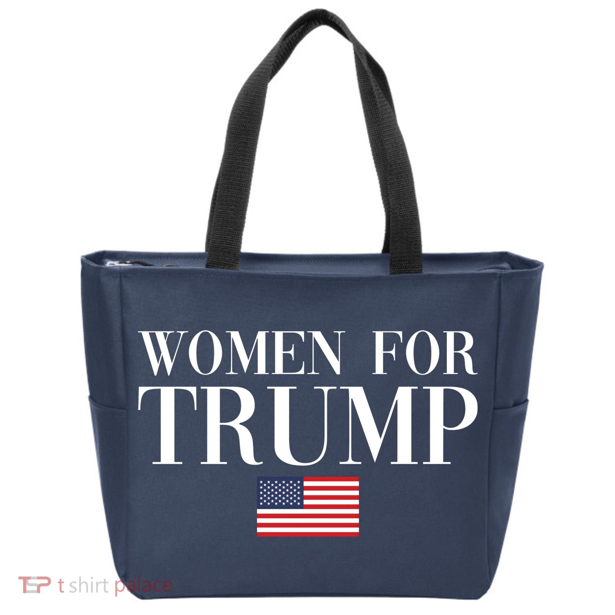 Women For Trump American Flag Tote Bag