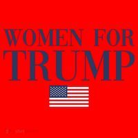 Women For Trump American Flag Santa Hat thumb 1