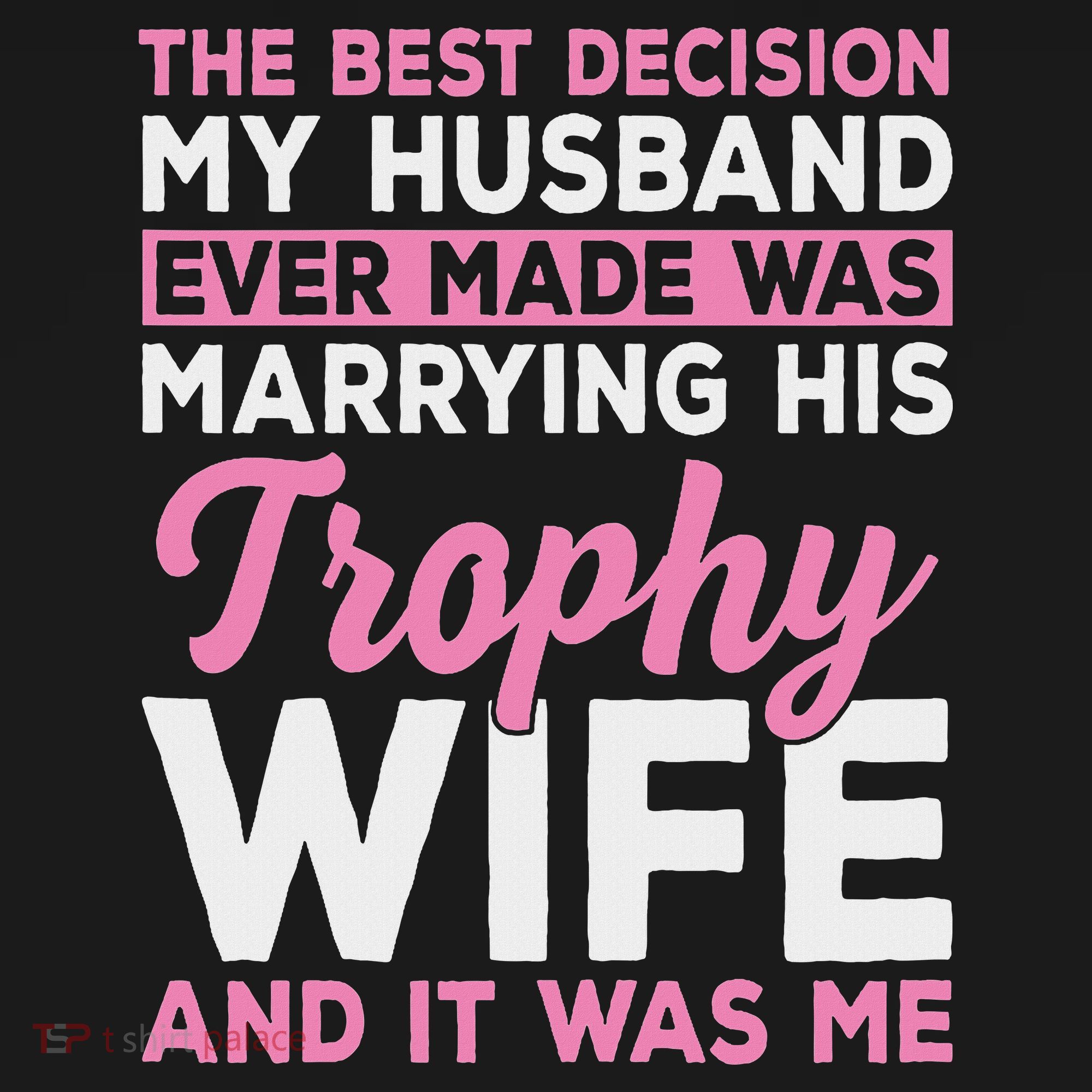 Wife & Funny Trophy Wife Engaged Black Modern X Female Wedding Sweatshirt