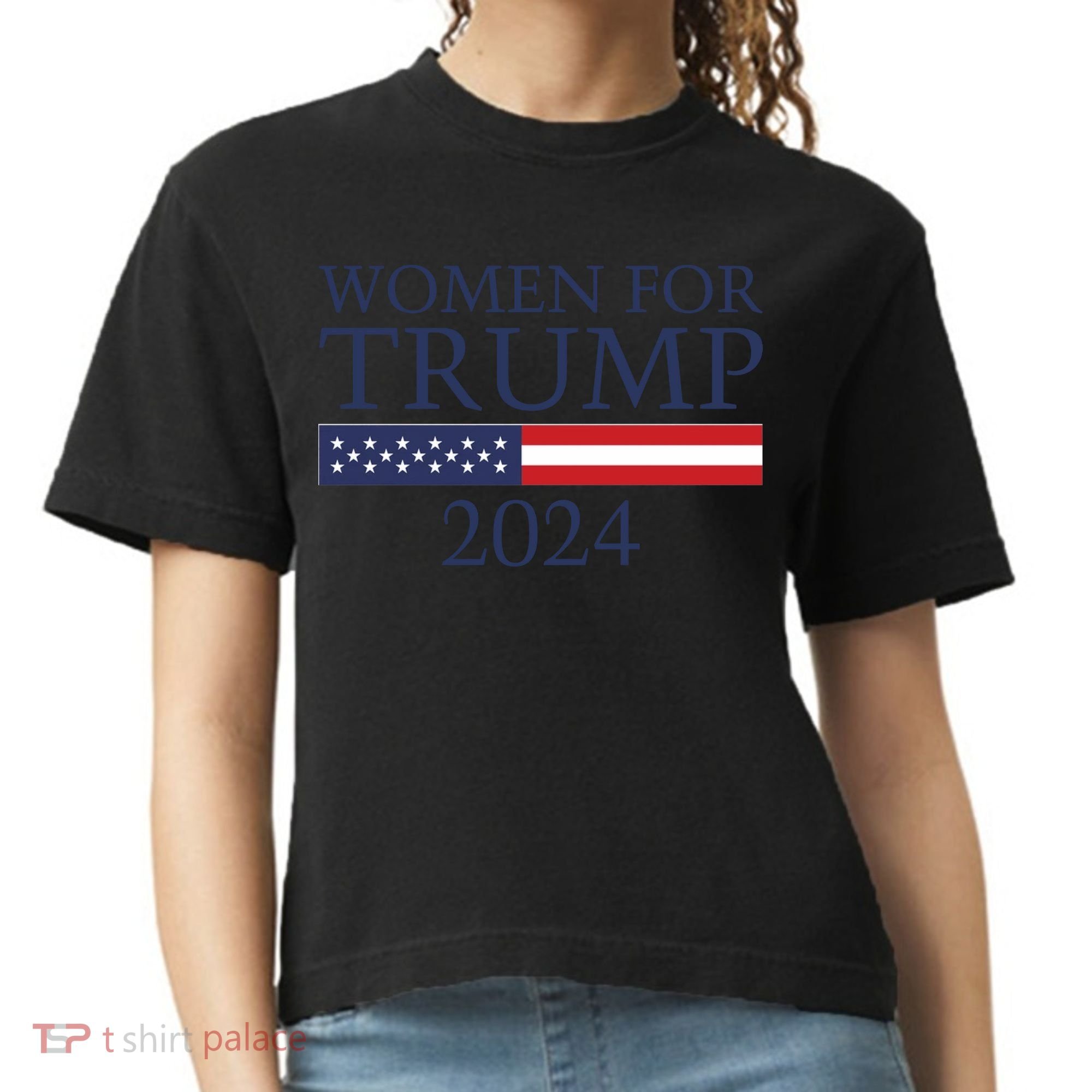 Women For Trump 2024 Comfort Colors Boxy T-Shirt