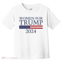 Women For Trump 2024 Toddler T-Shirt thumb 0