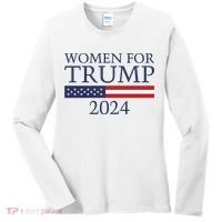 Women For Trump 2024 Women's Long Sleeve Shirt thumb 0