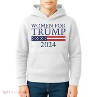 Women For Trump 2024 Kids Hoodie thumb 4