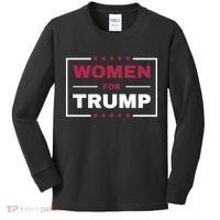 Women For Trump Kids Long Sleeve Shirt thumb 0