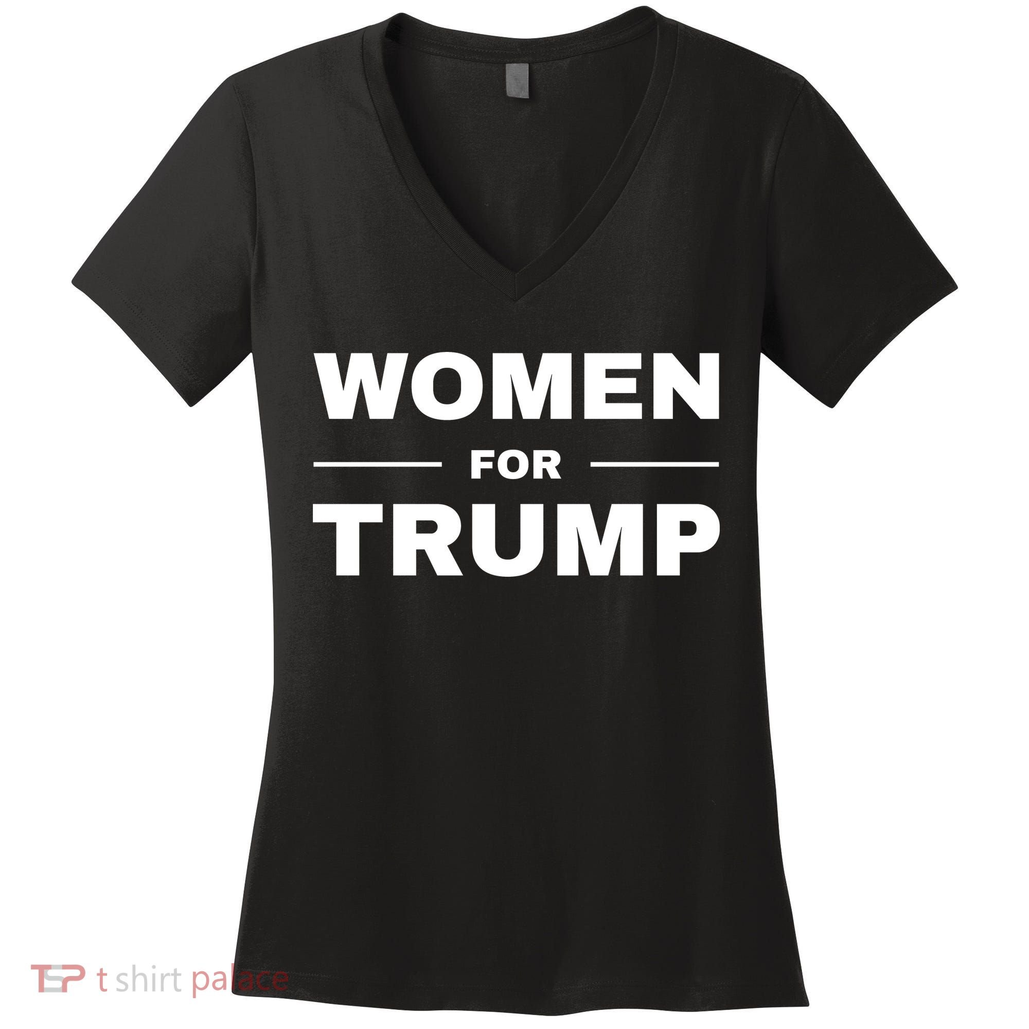 Women For Trump Women's V-Neck T-Shirt