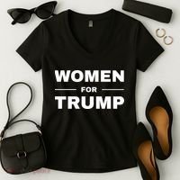 Women For Trump Women's V-Neck T-Shirt thumb 2