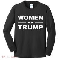 Women For Trump Kids Long Sleeve Shirt thumb 0