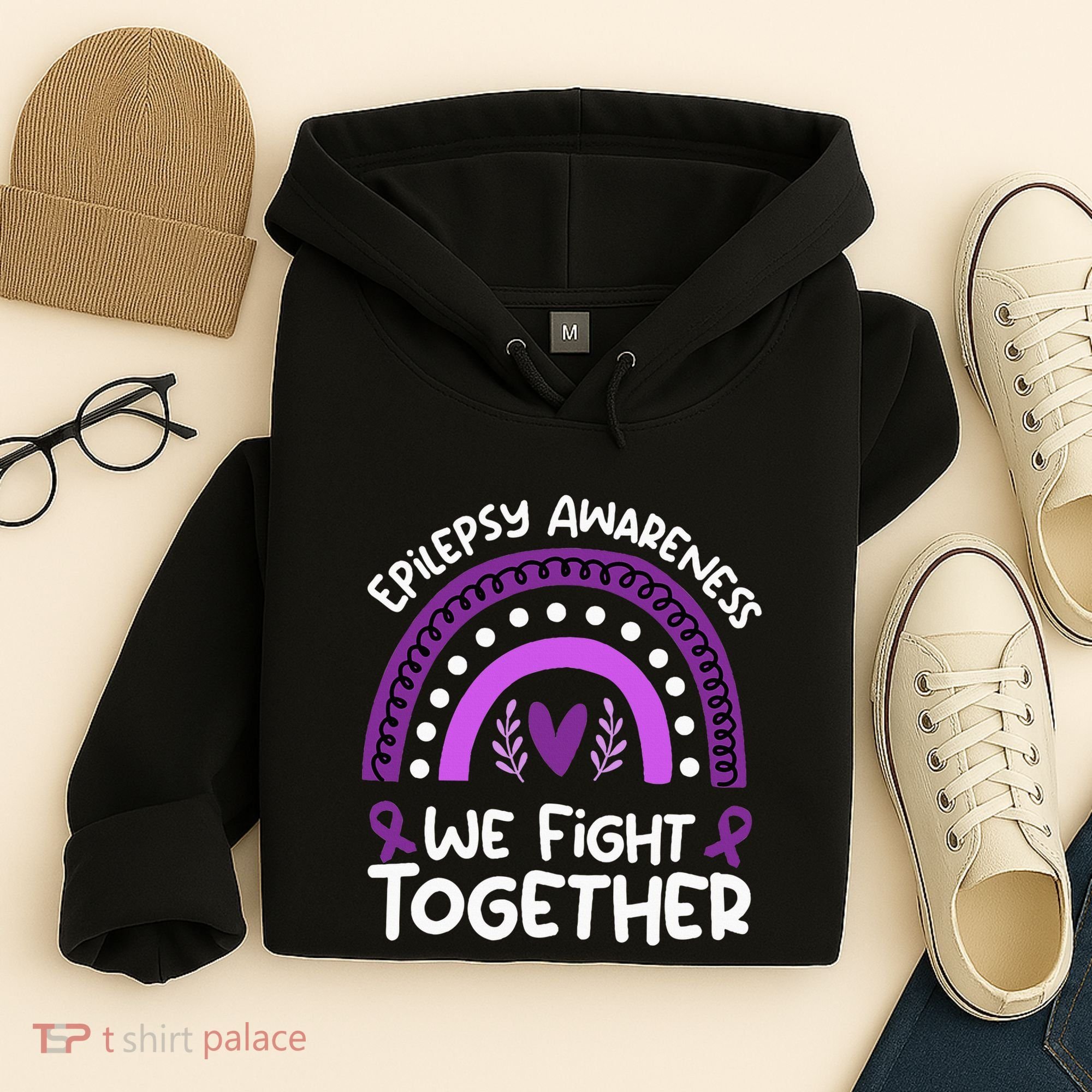 We Fight Together Epilepsy Awareness Epilepsy Hoodie