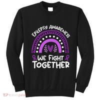 We Fight Together Epilepsy Awareness Epilepsy Sweatshirt thumb 0
