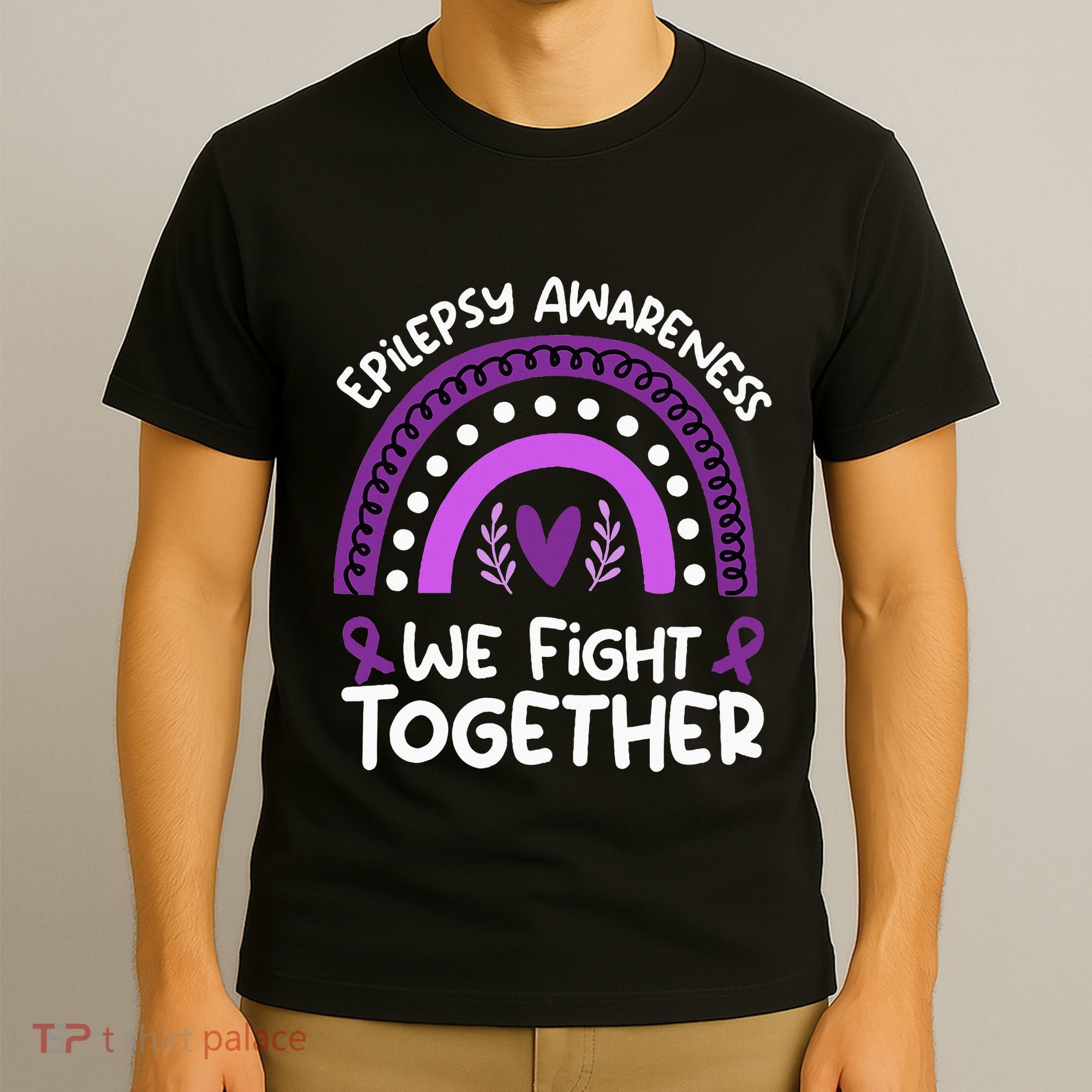 We Fight Together Epilepsy Awareness Epilepsy T-Shirt