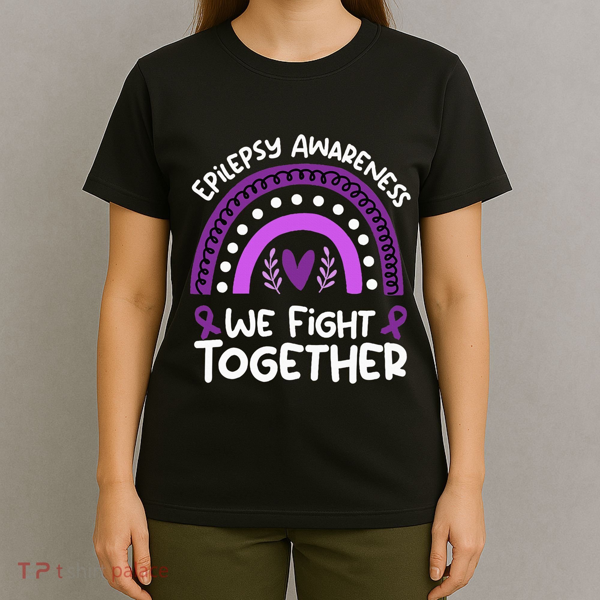 We Fight Together Epilepsy Awareness Epilepsy T-Shirt