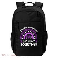 We Fight Together Epilepsy Awareness Epilepsy Backpack thumb 0