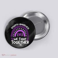 We Fight Together Epilepsy Awareness Epilepsy Button thumb 0