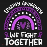 We Fight Together Epilepsy Awareness Epilepsy Button thumb 1
