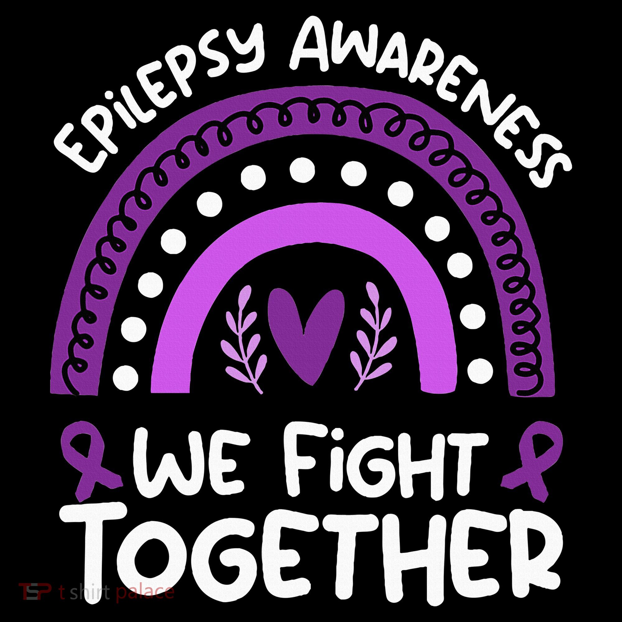 We Fight Together Epilepsy Awareness Epilepsy Coaster