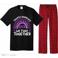 We Fight Together Epilepsy Awareness Epilepsy Pajama Set thumb 0