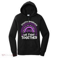We Fight Together Epilepsy Awareness Epilepsy Women's Hoodie thumb 0