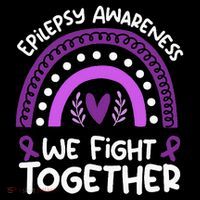 We Fight Together Epilepsy Awareness Epilepsy Women's Hoodie thumb 2