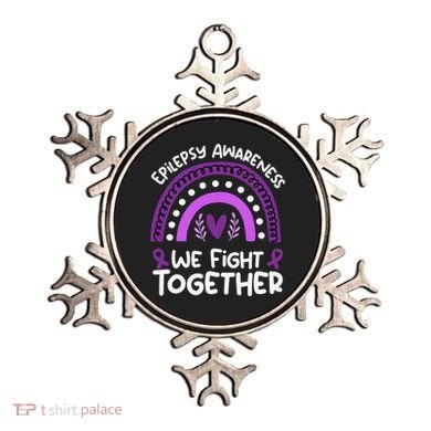 We Fight Together Epilepsy Awareness Epilepsy Ornament