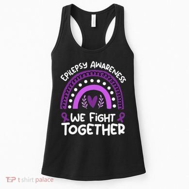 We Fight Together Epilepsy Awareness Epilepsy Women's Tank Top