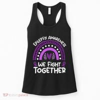 We Fight Together Epilepsy Awareness Epilepsy Women's Tank Top thumb 0