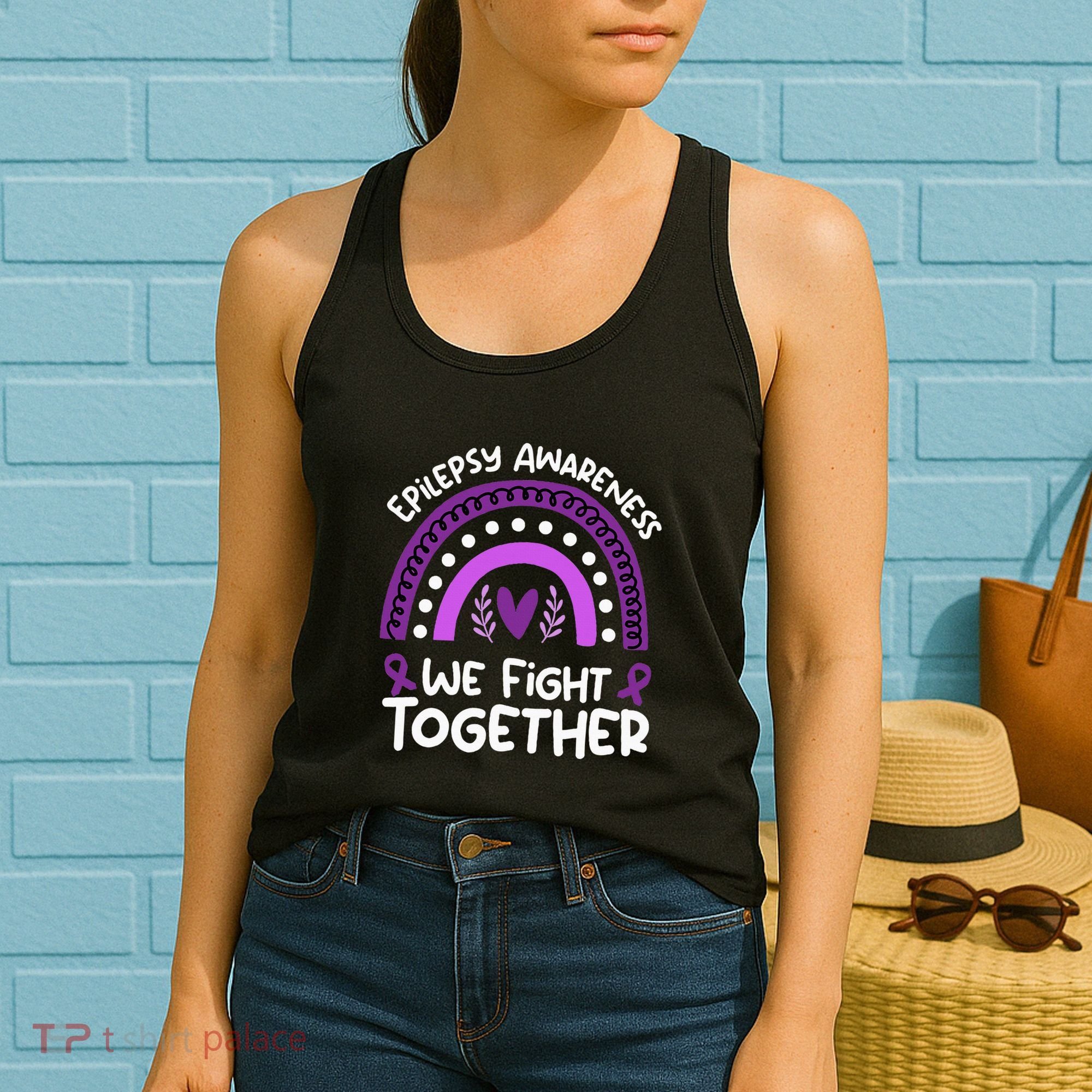 We Fight Together Epilepsy Awareness Epilepsy Women's Tank Top