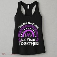 We Fight Together Epilepsy Awareness Epilepsy Women's Tank Top thumb 3