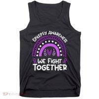 We Fight Together Epilepsy Awareness Epilepsy Tank Top thumb 0