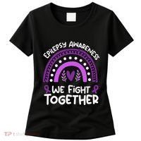 We Fight Together Epilepsy Awareness Epilepsy Women's T-Shirt thumb 0