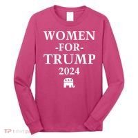 Women For Trump 2024 Long Sleeve Shirt thumb 0