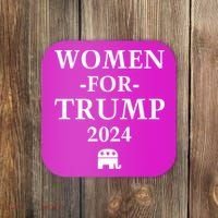Women For Trump 2024 Coaster thumb 0