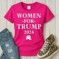 Women For Trump 2024 Women's T-Shirt thumb 3